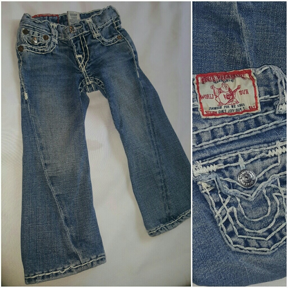 🐝True religion super T seat - jeans size 3